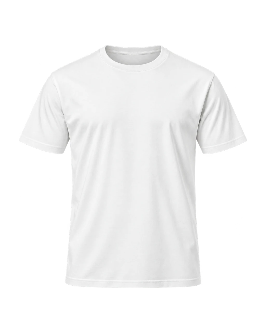Classic Tee, white, front view, doodle print